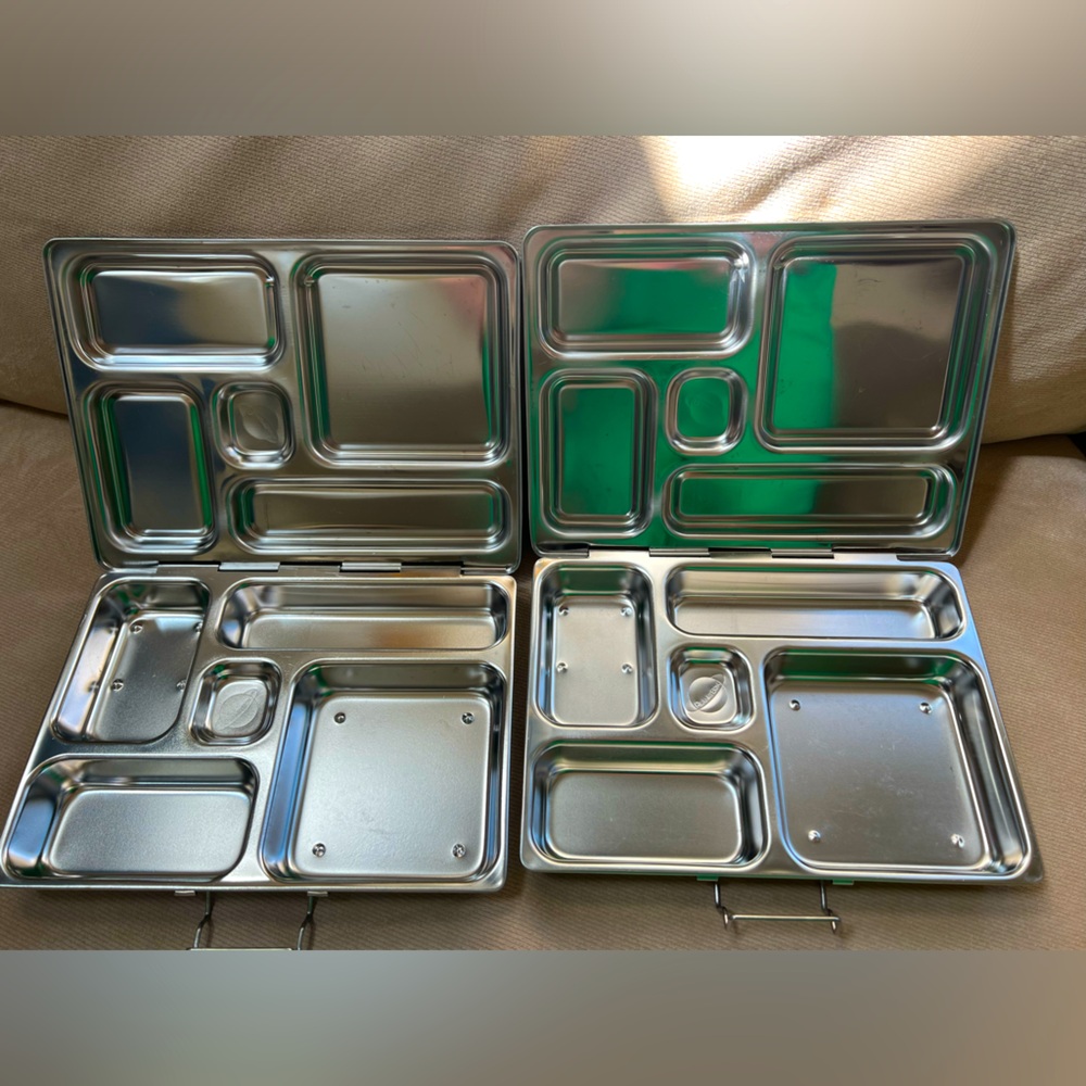 Two Planetbox Rover steel lunchboxes